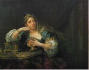 William Hogarth Sigismunda Mourning over the Heart of Guiscardo painting
